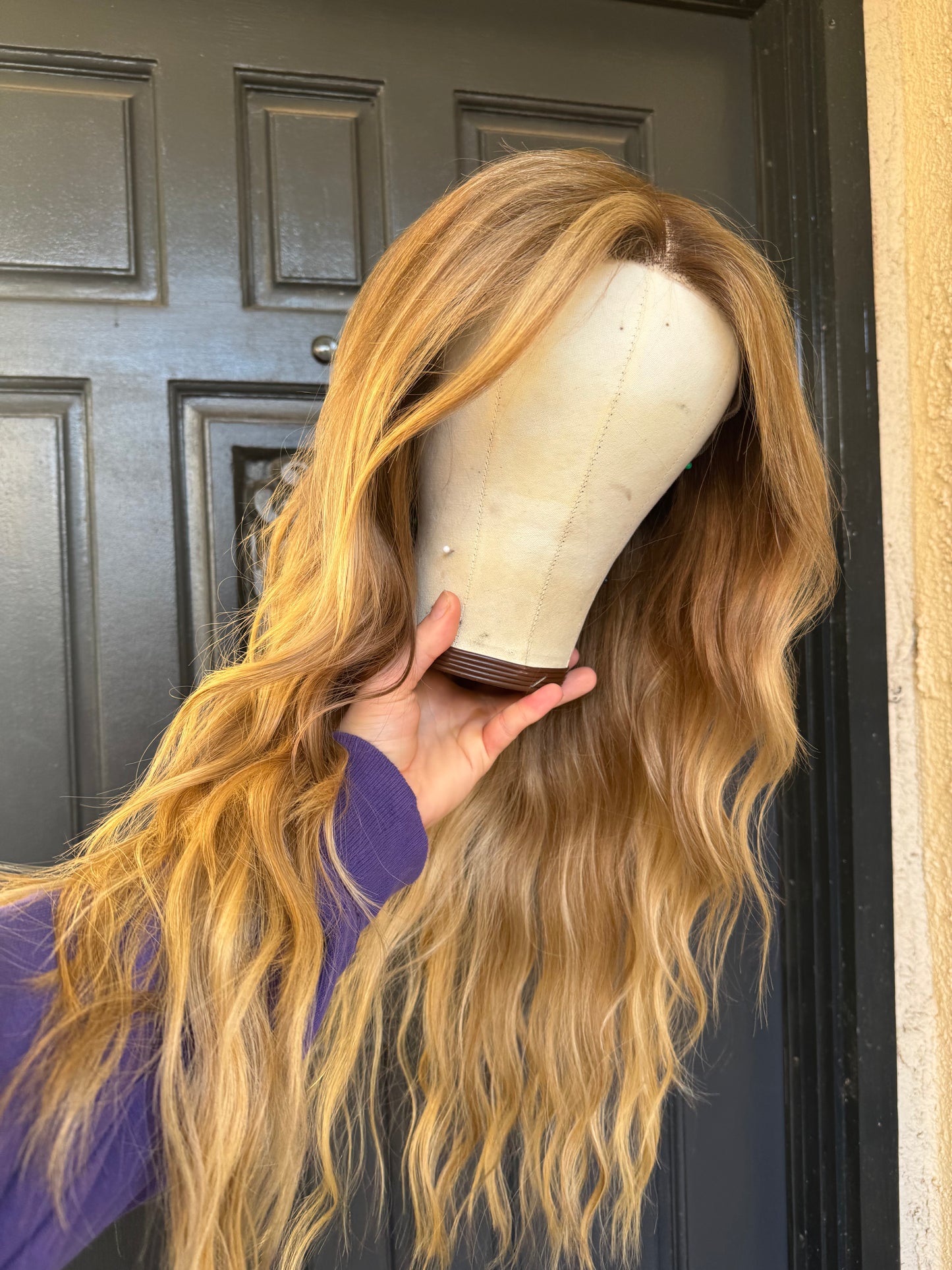 [exact unit] 26 inch warm blonde full highlight